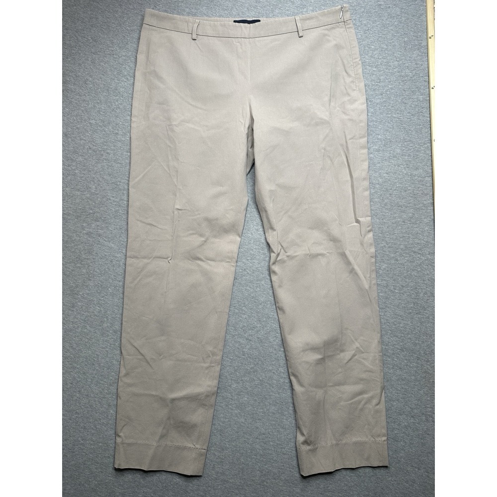 Piazza Sempione Women's Beige Slim Fit Trousers Size IT 46